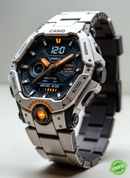 EDF-21052-ED-A1 Black Silver Watch.