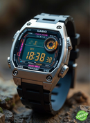 EDF-10052ED-A1 Black Silver Pro Trek.