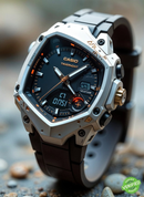EDF-25112ED-A1 Silver Ethonic Watch.