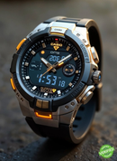 EDF-2111AP-A1 Black Silver Elite Watch